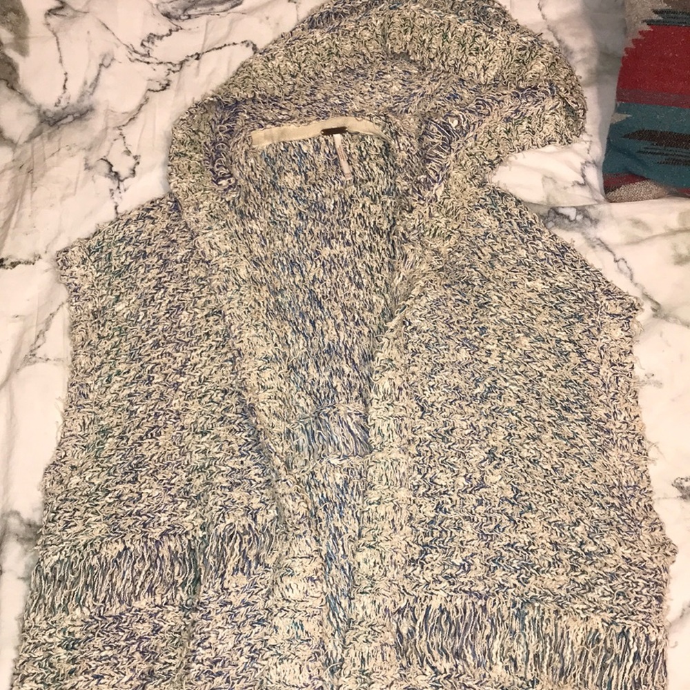 free people heavy set knitted cardigan - Picture 1 of 4